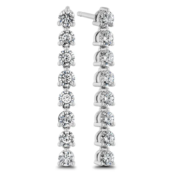 Hearts on Fire. 18 Karat White Gold Cascade Small Stilettos Saxons Fine Jewelers Bend, OR