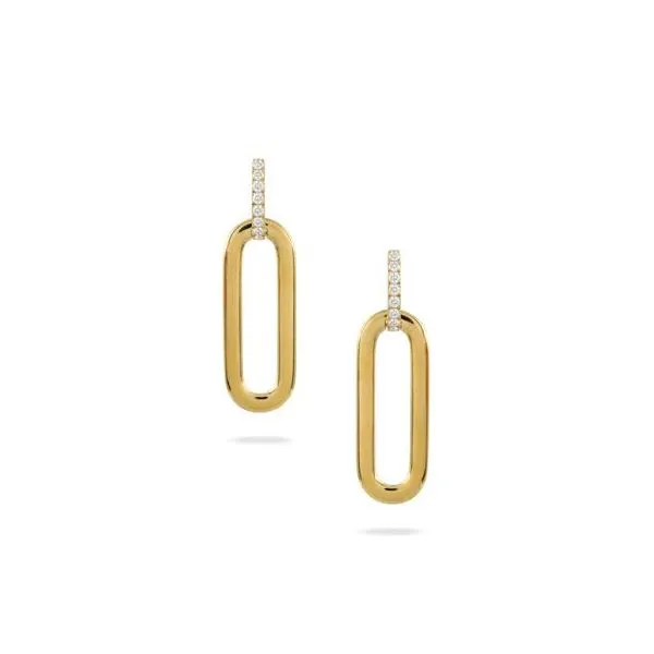 Doves. Diamond Paperclip Drop Earrings Saxons Fine Jewelers Bend, OR