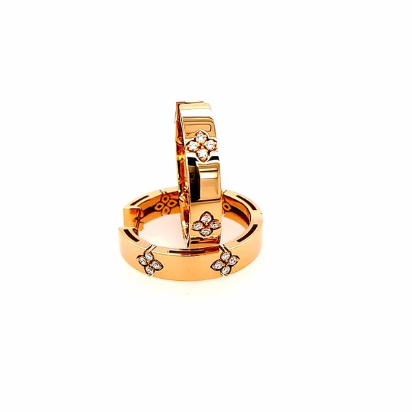 Diamond Love In Verona Hoop Earrings Saxons Fine Jewelers Bend, OR