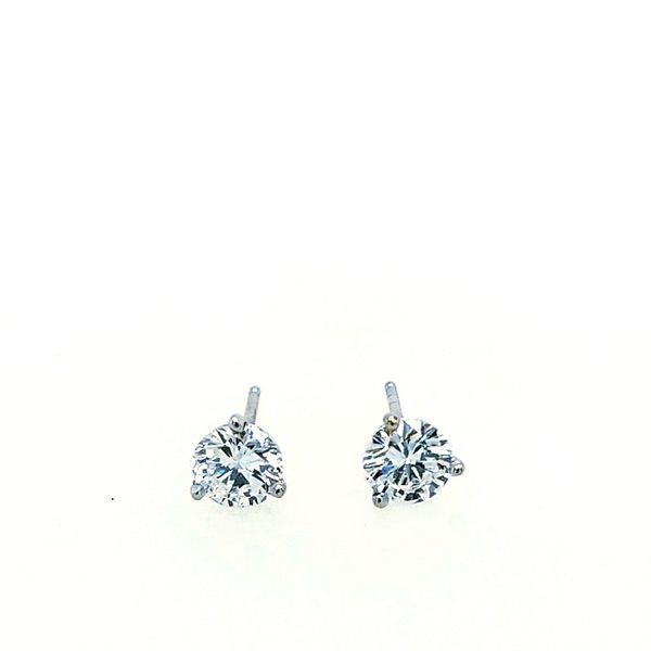 Diamond 3 Prong Martini Studs Saxons Fine Jewelers Bend, OR