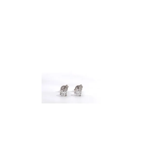 14 Karat White Gold Diamond Martini Studs Saxons Fine Jewelers Bend, OR