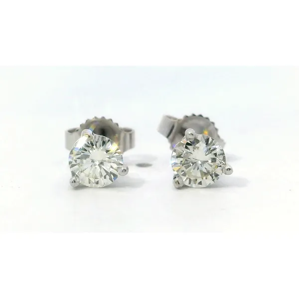 14K White Gold Diamond Martini Studs Saxons Fine Jewelers Bend, OR