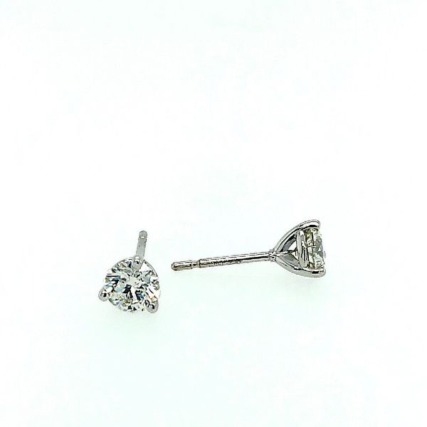 Hearts on Fire. 18 Karat White Gold Diamond Studs Saxons Fine Jewelers Bend, OR