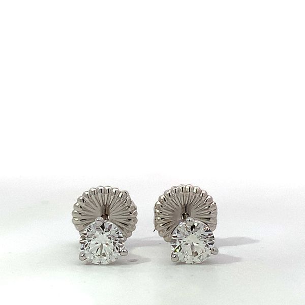 Hearts on Fire 18 Karat White Gold Diamond Earrings Saxons Fine Jewelers Bend, OR