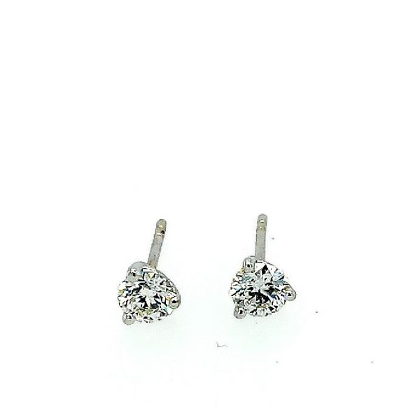 Hearts on Fire. 18 Karat White Gold Diamond Studs Saxons Fine Jewelers Bend, OR
