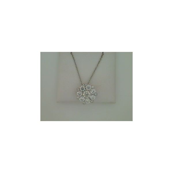 Hearts On Fire. White Gold Diamond Pendant 'Beloved Cluster' Saxons Fine Jewelers Bend, OR