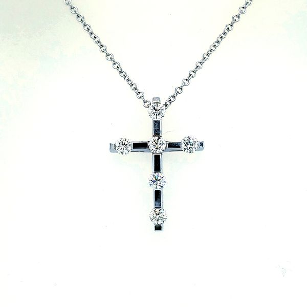 Hearts on Fire. Divine Cross Pendant Saxons Fine Jewelers Bend, OR