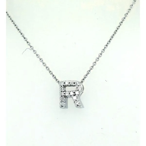 Roberto Coin. 18 Karat White Gold Diamond 