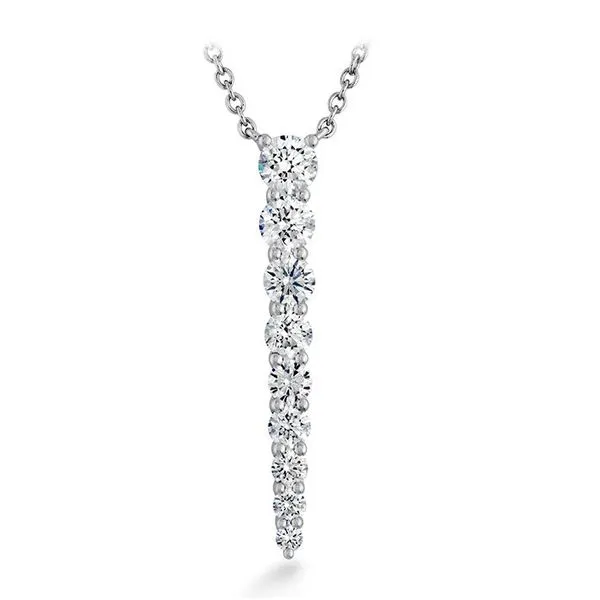 18 Karat White Gold Diamond Identity Large Pendant Saxons Fine Jewelers Bend, OR