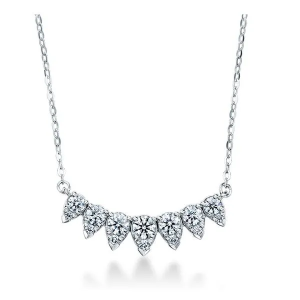 Hearts on Fire. 18 Karat White Gold Diamond Aerial Lunar Eclipse Pendant Saxons Fine Jewelers Bend, OR