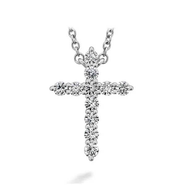 Hearts On Fire. Diamond Cross Pendant Saxons Fine Jewelers Bend, OR