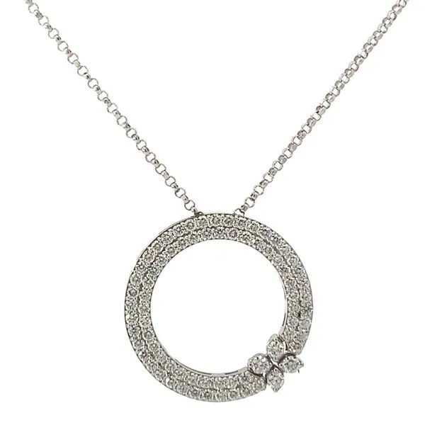 Roberto Coin. 18 Karat White Gold Diamond Love In Verona ...