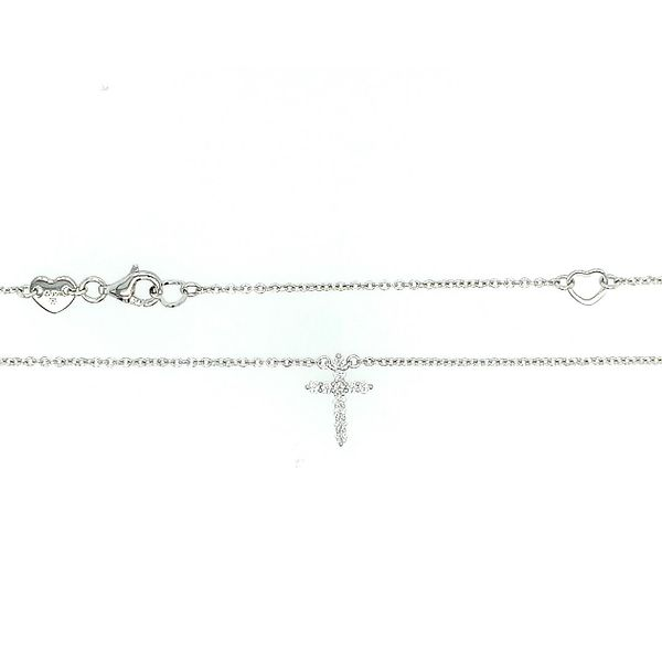 Hearts on Fire. Diamond Cross Pendant Necklace Image 2 Saxons Fine Jewelers Bend, OR