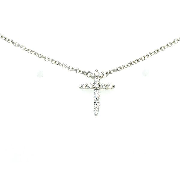 Hearts on Fire. Diamond Cross Pendant Necklace Saxons Fine Jewelers Bend, OR