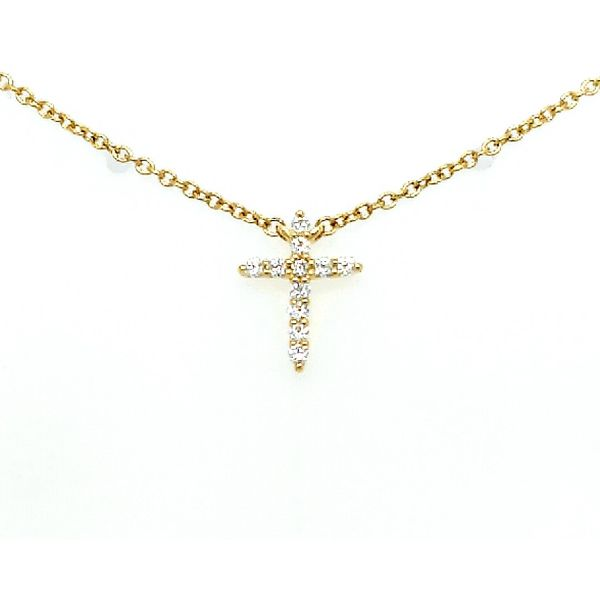 Hearts on Fire. Diamond Cross Pendant Necklace Saxons Fine Jewelers Bend, OR