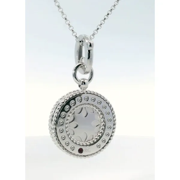 18K White Gold Diamond Ventian Princess Pendant Necklace Image 2 Saxons Fine Jewelers Bend, OR