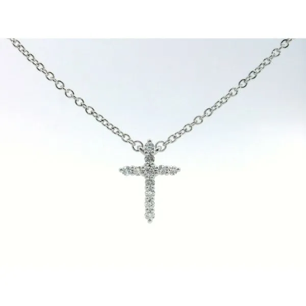 Hearts on Fire. Diamond Cross Pendant Necklace Saxons Fine Jewelers Bend, OR