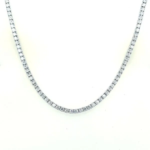 Hearts on Fire. 18 Karat White Gold Uniform Line Necklace Image 2 Saxons Fine Jewelers Bend, OR