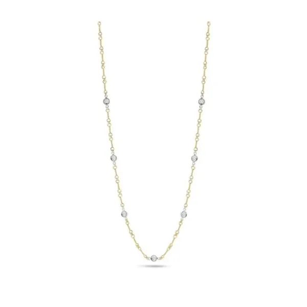 Roberto Coin. Diamond 7 Stations Necklace Saxons Fine Jewelers Bend, OR