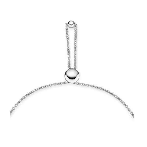 Memoire18K White Gold Diamond Half Line Bolo Bracelet Image 3 Saxons Fine Jewelers Bend, OR