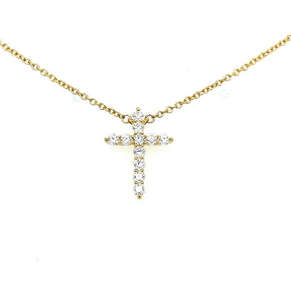 Hearts on Fire Diamond Cross Pendant Saxons Fine Jewelers Bend, OR