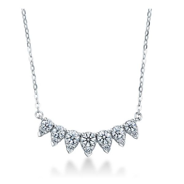 Hearts on Fire. 18 Karat White Gold Diamond Aerial Lunar Eclipse Pendant Saxons Fine Jewelers Bend, OR