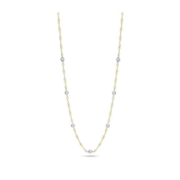 Roberto Coin. Diamond 7 Stations Necklace Saxons Fine Jewelers Bend, OR