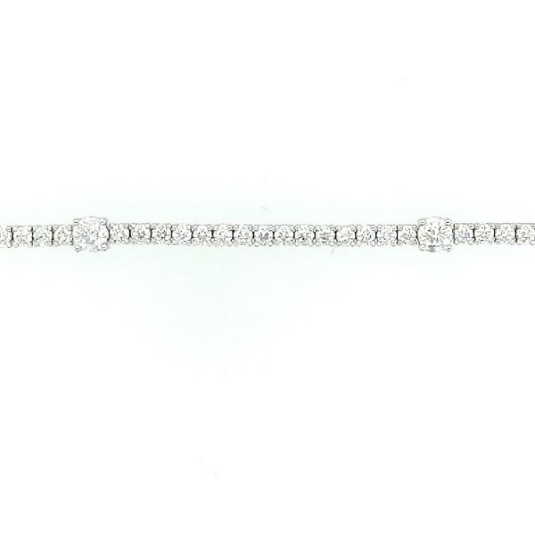 Diamond Tennis/Station Bracelet Image 2 Saxons Fine Jewelers Bend, OR