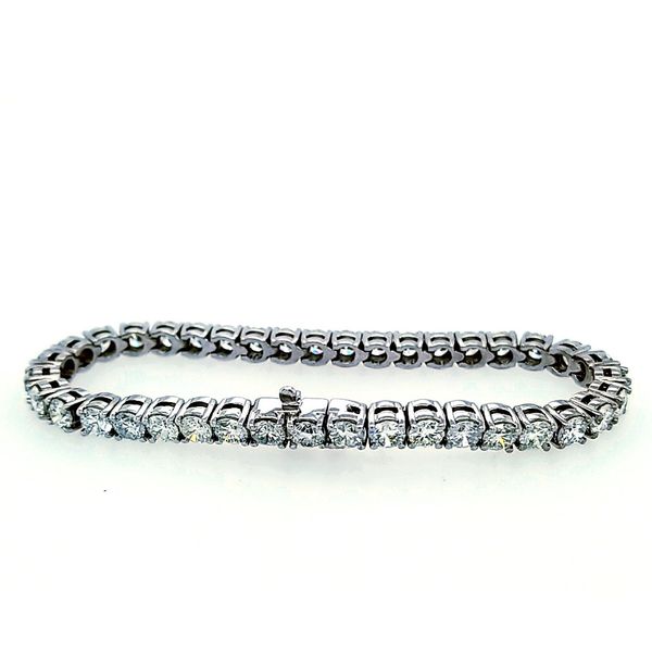 14K WG Diamond Tennis Bracelet Saxons Fine Jewelers Bend, OR