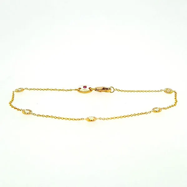 Roberto Coin Diamond by the Inch 5 Station Bracelet Image 2 Saxons Fine Jewelers Bend, OR