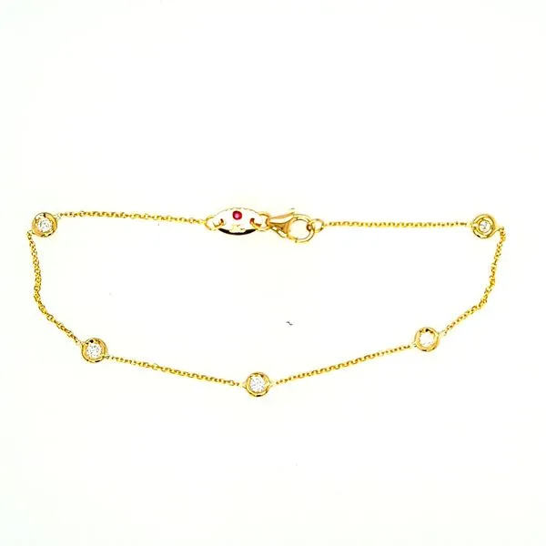 Roberto Coin Diamond by the Inch 5 Station Bracelet Saxons Fine Jewelers Bend, OR