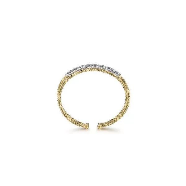 Gabriel & Co. Diamond Bujukan Criss Cross Bangle Image 2 Saxons Fine Jewelers Bend, OR