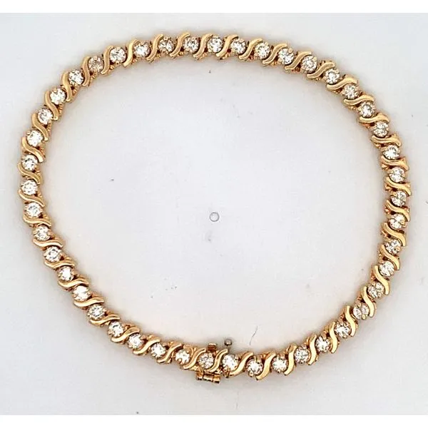 14 Karat Yellow Gold Diamond 