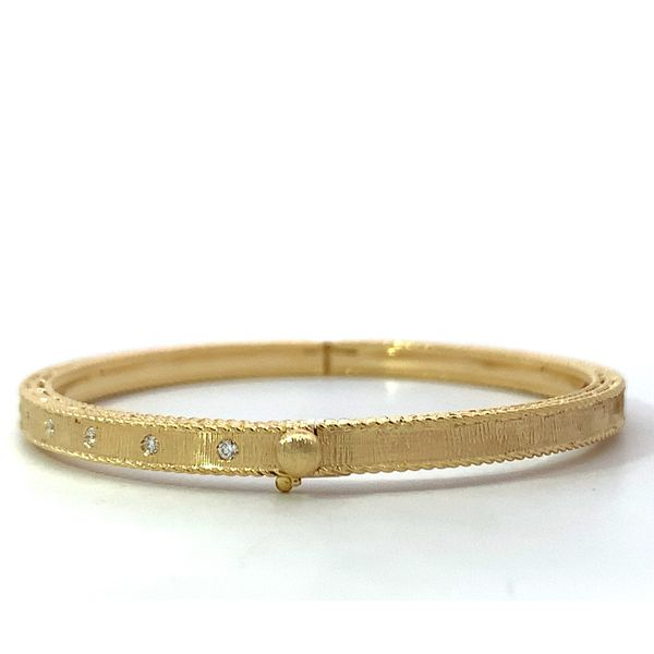 Roberto Coin. Yellow Gold Diamond Bracelet Image 2 Saxons Fine Jewelers Bend, OR