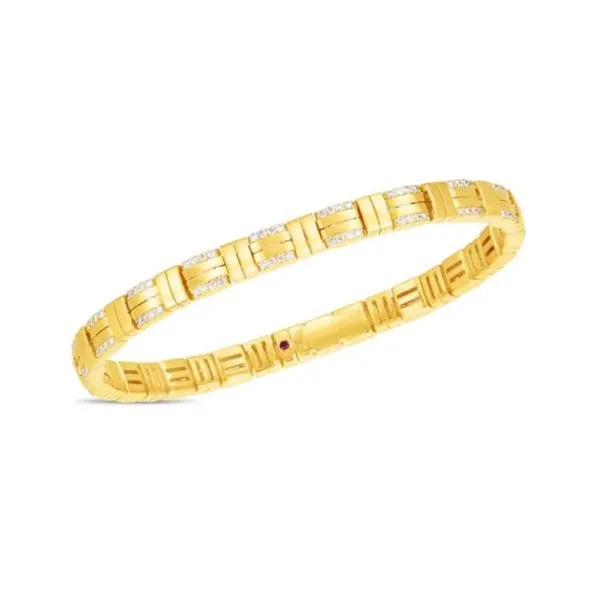 18 Karat Yellow Gold Diamond Veneto Bracelet Saxons Fine Jewelers Bend, OR