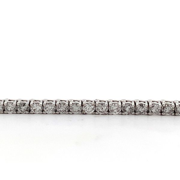 14 Karat White Gold Diamond Prong Set Tennis Bracelet Image 2 Saxons Fine Jewelers Bend, OR