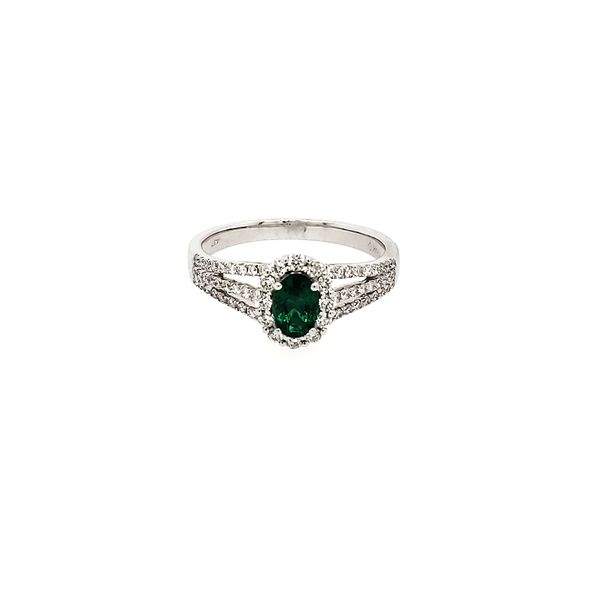 Emerald Diamond Ring Saxons Fine Jewelers Bend, OR