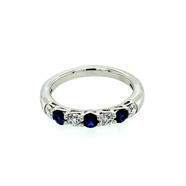 Sapphire and Diamond Band Saxons Fine Jewelers Bend, OR