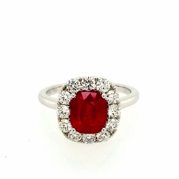 Diamond and Ruby Ring Saxons Fine Jewelers Bend, OR