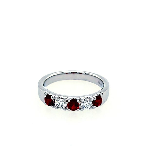 5 Stone Ruby Band Saxons Fine Jewelers Bend, OR