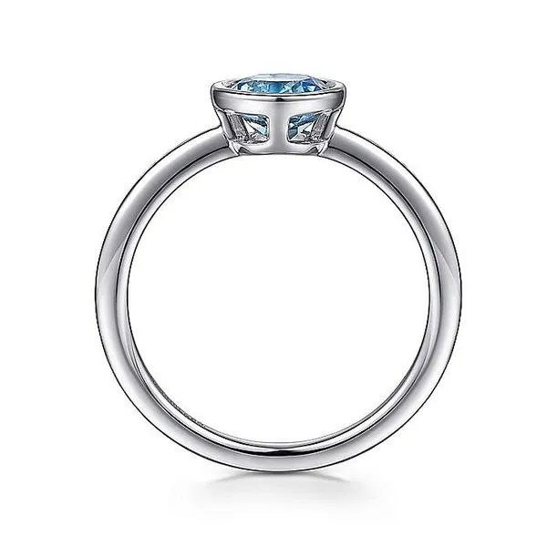 Gabriel & Co. Sterling Silver Blue Topaz Ring