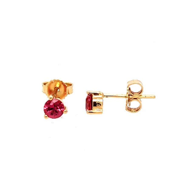 Red Orange Sapphire Earrings 001 210 18ky Bend Saxons Fine Jewelers Bend Or