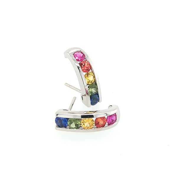Rainbow Sapphire Earrings Saxons Fine Jewelers Bend, OR