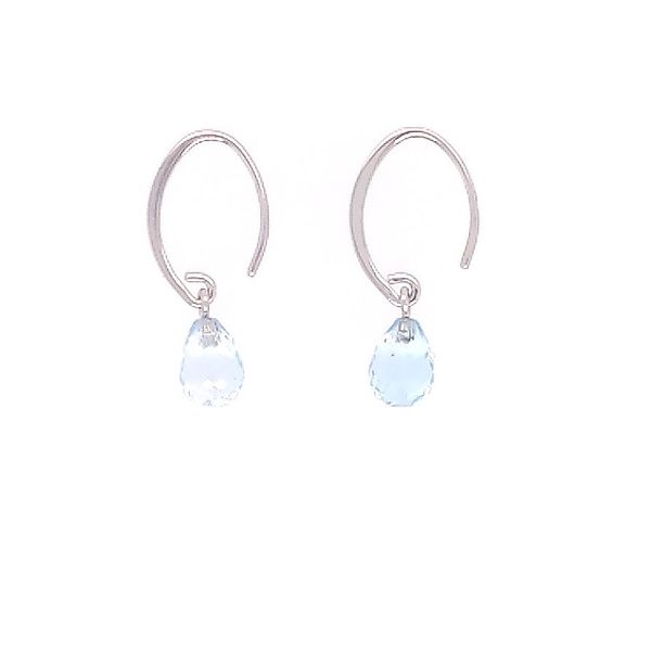 Simple Sweep Blue Topaz Earrings Saxons Fine Jewelers Bend, OR