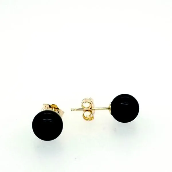 Black Onyx Stud Earrings Saxons Fine Jewelers Bend, OR