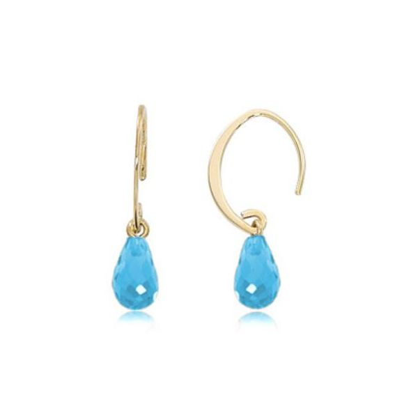 BlueTopaz Drop Earrings Saxons Fine Jewelers Bend, OR