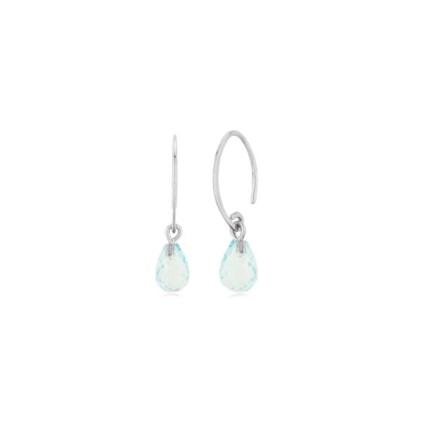 Simple Sweep Blue Topaz Earrings Saxons Fine Jewelers Bend, OR