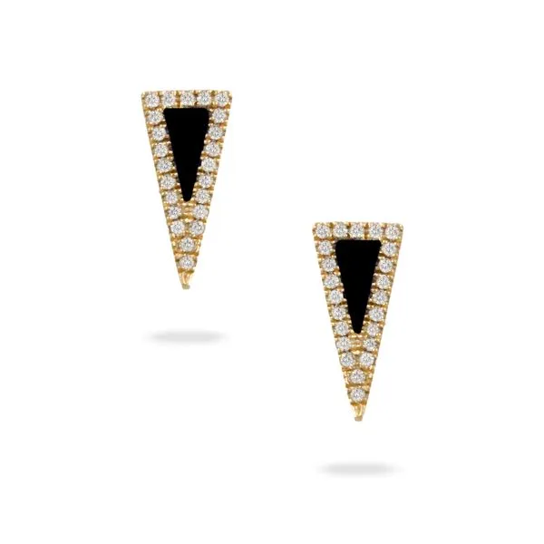 Black Onyx Diamond Earrings Saxons Fine Jewelers Bend, OR