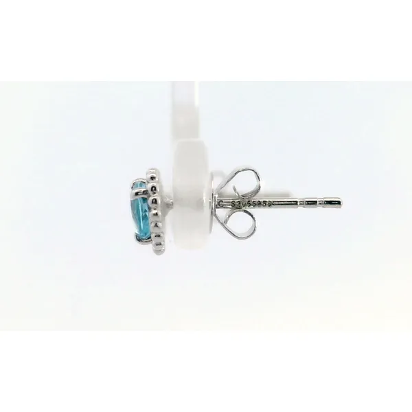 Gabriel & Co.14K WG Bue Topaz Pear Bujukan Studs Image 2 Saxons Fine Jewelers Bend, OR