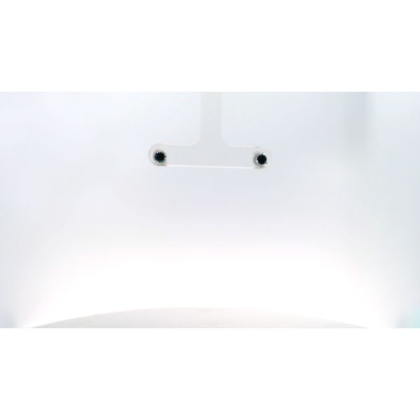 14K White Gold Blue Round Sapphire 3 Prong Earrings Saxons Fine Jewelers Bend, OR